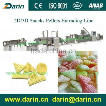Square Shape 2D/3D snack Pellets food Producing Line
