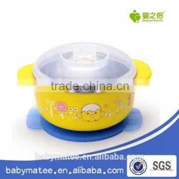 Babymatee baby product 250ML Stainless Steal Bowl-Chicken