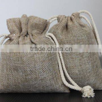 Functional Cotton Linen Drawstring Bag With Low Price Supplier's Choice photo-3