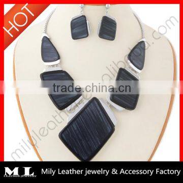 Hot sell fashion silver jewelry set custom MLJS 24