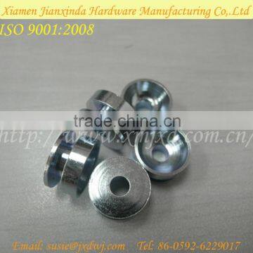 Steel Blue White Zinc Round Housing Part