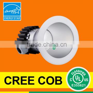 80+ CRI cob 4inch 27w led commercial recessed downlight with 3000K 4000K 5000K ES color