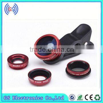 Wide Angle Lens For Mobile Phone Camera 4 in 1 universal