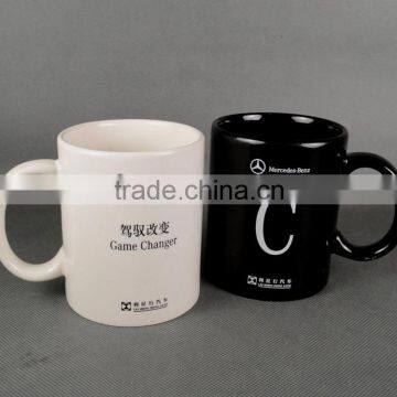 Promotional black Ceramic cups / mugs, Customized ceramic coffee mugs, Desk mugs, Drinking mugs, PTM1265