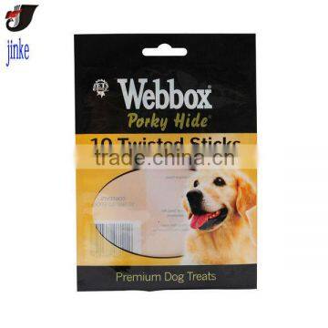 Nice printing pet food packaging bag with clear window