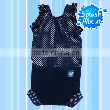 2016 Newest nappies manufacturer Funny Black Nylon Elastane reusbale made in taiwan SWIM NAPPY