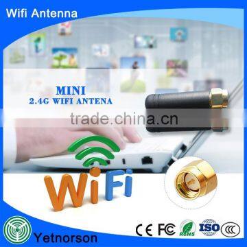 2.4GHz / 5.8Ghz 2dBi Omni WIFI Antenna Dual Band With SMA Male Connector For Wireless Router