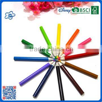 2016hotsales recycle paper colored pencils for school drawing