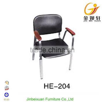 Simple Style Stackable Conference Synthetic Leather Chair photo-5