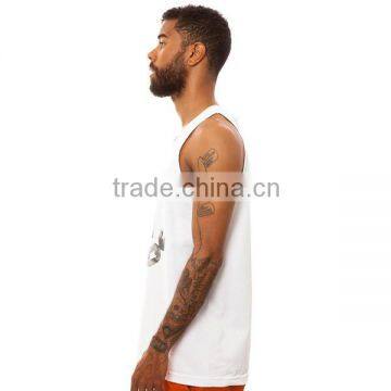 China Factory Manufacturer White Tank Top photo-2