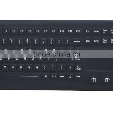Waterproof backlight silicone medical keyboard with numeric keypad