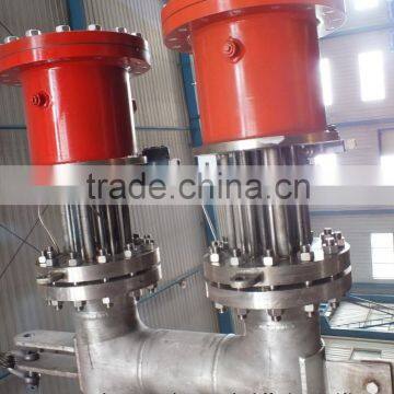 stainless steel customized industrial natual gas heating system with electric control panel