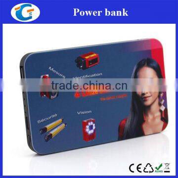 OEM External Mobile Bank 2500mAh LED Light Up Powerbank