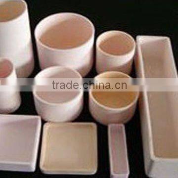 Zirconia crucible(high purity combustion boat with high working temperature)