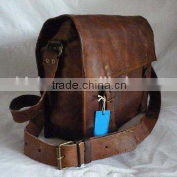 Mens genuine leather laptop bag