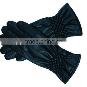 fashion leather material pigskin gloves