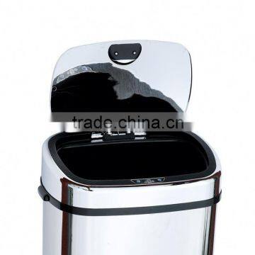 8 10 13 Gallon Infrared Touchless Dustbin Stainless Steel Waste Bin Eco-friendly Inductive Garbage Can SD-007 photo-5