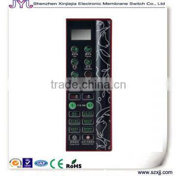 PET membrane button switch panel for temperature control panel