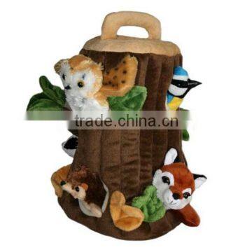 Finger Puppet Tree House/ Animal Tree House Finger Puppet Set photo-3