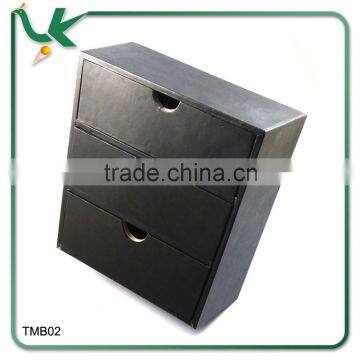 Trapeoid Shaped Three-layer Special Paper Covering Cardboard Jewelry Box photo-2