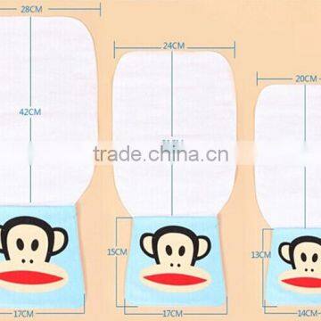 100% Cotton Muslin Cartoon Baby Sweat Towel/baby Sweat Absorb Towel photo-2