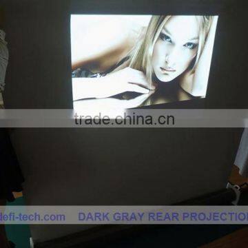 Dark grey color rear projection film(shop window),1/roll is 1800USD