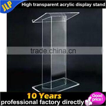 Acrylic reception podium display stand