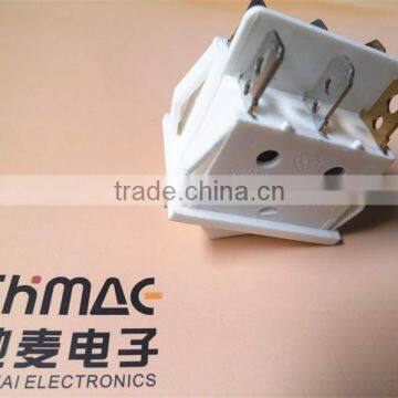 Double Rocker Switch With Lamps ON OFF White Switch T85 T55 photo-2