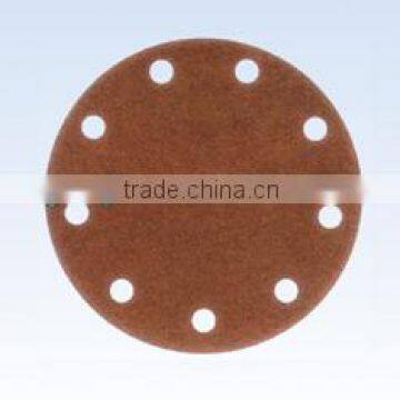 Red 8 holes hook and loop sanding discs