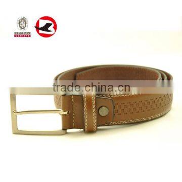 2014 embossed pu leather belts