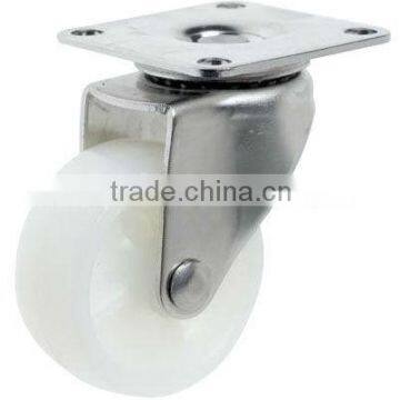 STAINLESS NYLON 6 CASTER - PLATE SWIVEL (GS-5998JC-02)