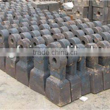 Casting hammer, Impact hammer, Shredder hammer, Hammer mill