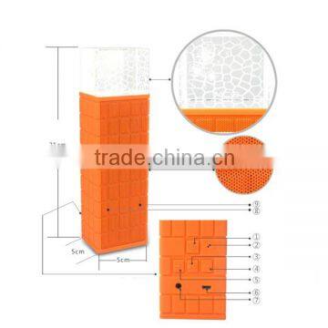 2015 High Quality Water Cube Crystal Design Bluetooth Speaker With Super Bass Bluetooth Stereo Speaker