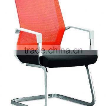 Modern design PP armrest office visitor chair with mesh seat