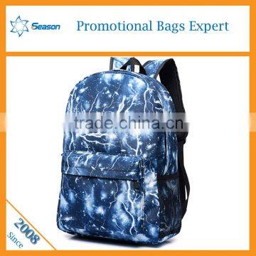 Hot sale fashion teenager new design star canvas school bag                        
                                                                                Supplier's Choice