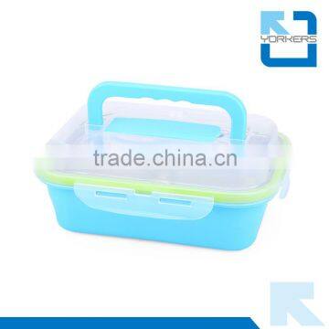 Korean New Stytle Three Lattice Lunch Boxes photo-3