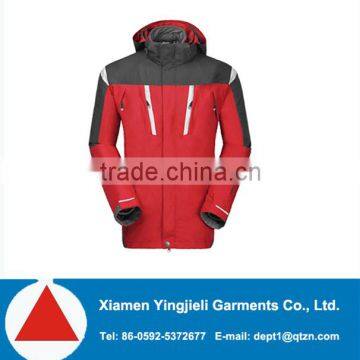 Waterproof & Wind-resistant Men's 3 in 1 Outdoor Jacket with fleece inner men winter jacket