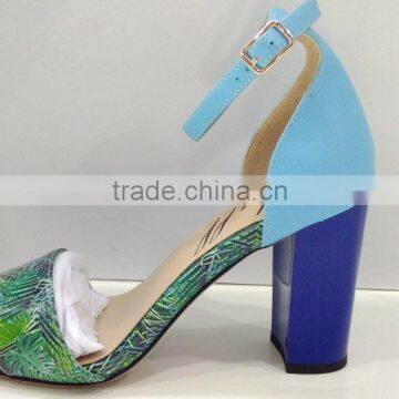 Latest Design Lady's Genuine Leather High Heel British Style Customized Women Shoes Brand photo-3