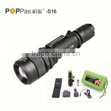 S16 Waterproof Rechargeable LED Flashlight Tactical LED Flashlight photo-5