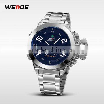 2015 New Model WEIDE Sport Steel Watch With Trend Design LED Display Luxury Digital Analog Quartz Watch China Supplier photo-2