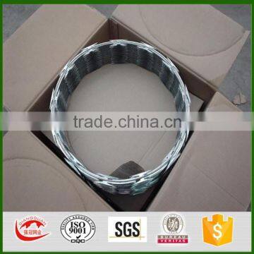 High quality CBT & BTO razor wire Hot Dipped Galvanized Concertina Razor Barbed Wire