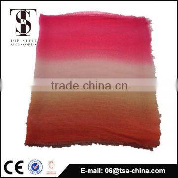 New Style Hot Selling Space Dye Small Size 100% Good Quality Viscose Scarf photo-2