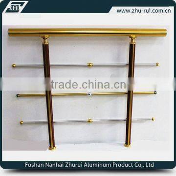 aluminium anodized aluminium handrail outdoor metal stair railing