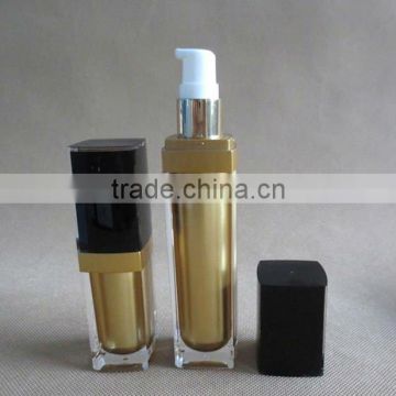 15ml/30ml Square Acrylic Cosmetic Bottle, Lotion Packaging for Skin Care