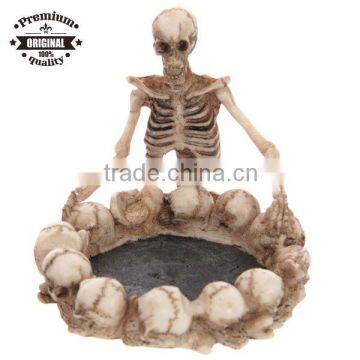 polyresin Skeleton Ashtray, holloween ashtray