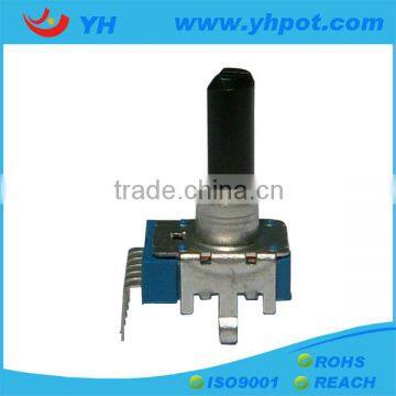 jiangsu 12mm plastic shaft stereo rotary potentiometer