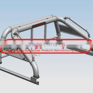 American Style 3" Roll Bar with 2 side handrails for Toyota Hilux Vigo