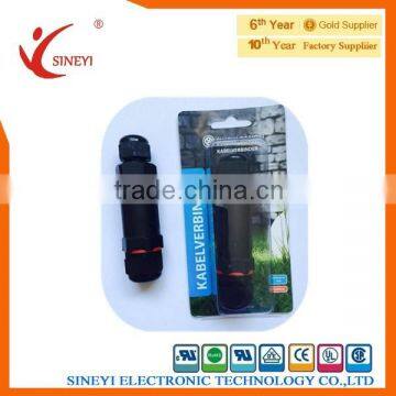 IP68 straight type waterproof connector