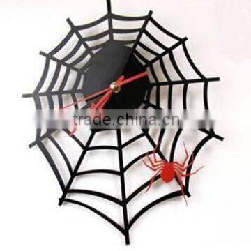 spider web decoration wall clock/watch dial