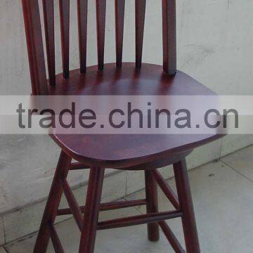 CY101 Cheap factory manfactured Wooden Swivel Barstool